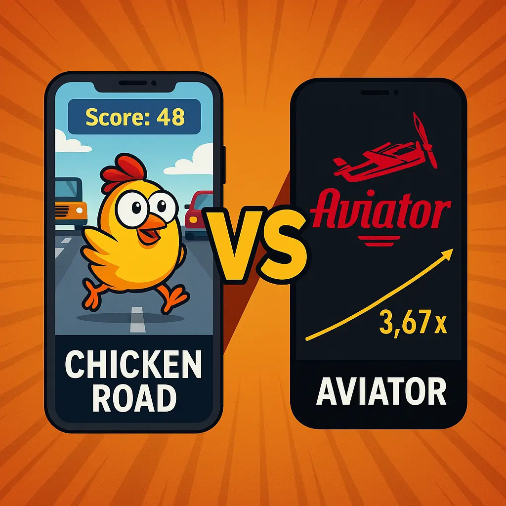 aviator vs chicken road